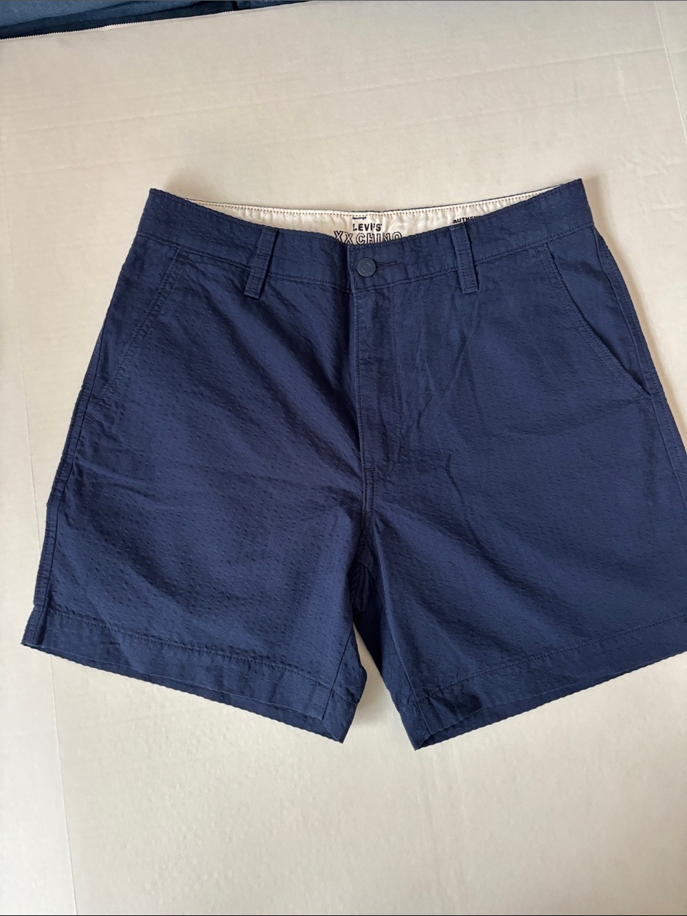 Levi’s XX Chino Authentic Fit Navy Shorts Men’s W30 6”